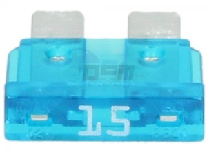 Product image: Moto Guzzi - 290860 - LAMELLAR FUSE 15A 