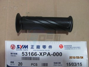 Product image: Sym - 53166-XPA-000 - L. HANDLE GRIP 