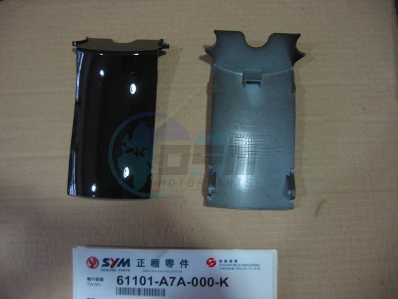 Product image: Sym - 61101-A7A-000-K - FR. FENDER B BK001C  1