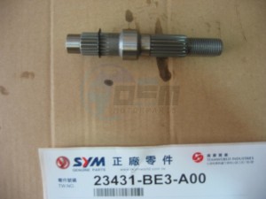 Product image: Sym - 23431-BE2-300 - FINAL SHAFT ONLY 