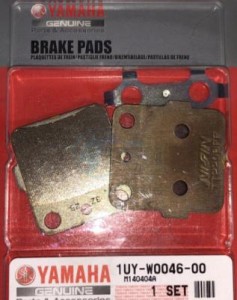 Product image: Yamaha - 1UYW00460000 - BRAKE PAD KIT 2 