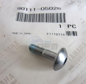 Product image: Yamaha - 901110502600 - BOLT,HEX. SOCKET BUTTON 