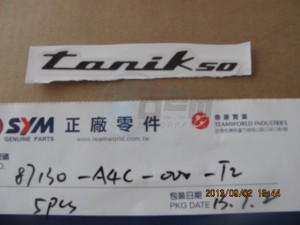 Product image: Sym - 87130-A4C-000-T2 - TONIK 50 STRIPE 