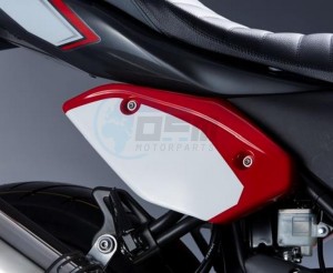 Product image: Suzuki - 99000-990U0-007 - License plate Red under the seat SV650 