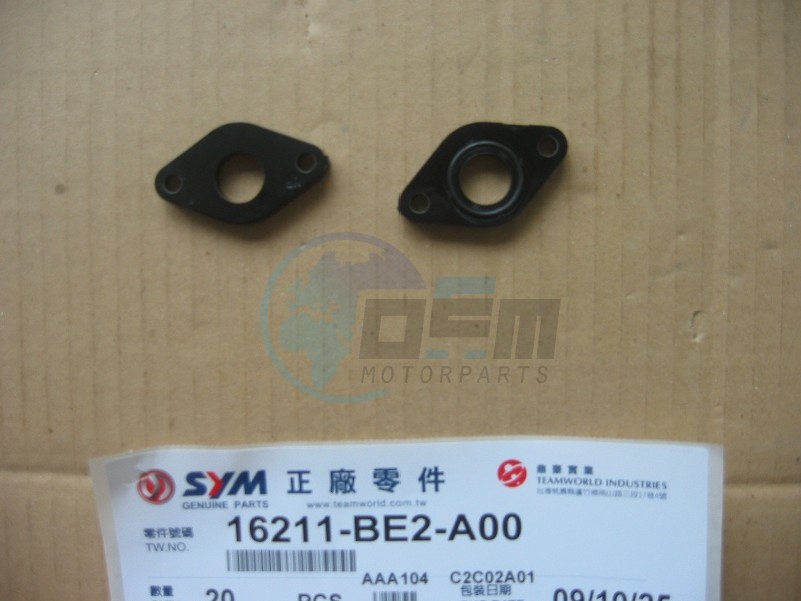 Product image: Sym - 16211-AGB-000 - CARB.INSULATOR  0