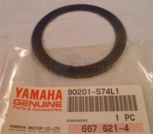 Product image: Yamaha - 90201574L100 - WASHER, PLATE(1YW) 