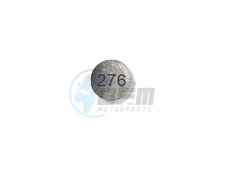 Product image: Sym - 14732-TL1-000-276 - TAPPET SHIM (T: 2.76 MM)  0