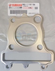 Product image: Yamaha - 3NS111810000 - GASKET, CYLINDER HEAD 1 