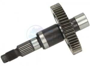 Product image: Derbi - 8250845 - REARWHEEL AXLE  