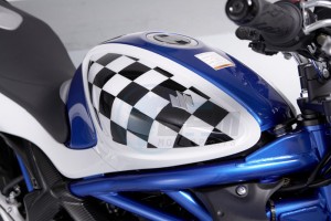 Product image: Suzuki - 990D0-44H03-PAD - CHECKERED FLAG TANK COVERS 