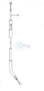 Product image: Suzuki - 58200-29F10 - CABLE, CLUTCH 