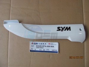 Product image: Sym - 83520-XFA-000-WA - R. SIDE COVER (WH-006) 