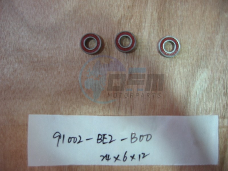 Product image: Sym - 91002-BE2-B00 - BALL RADIAL BEARING. 6901U  0