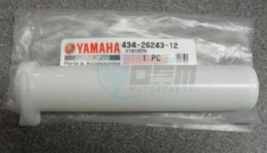 Product image: Yamaha - 434262431200 - TUBE, THROTTLE GUIDE 