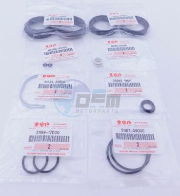 Product image: Suzuki - 51150-27830 - GABELDICHTUNGSSATZ GSX-R600 / GSX-R750 K4-K5  1