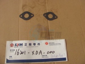 Product image: Sym - 16201-XDA-000 - CARB. INSULATOR GASKET 