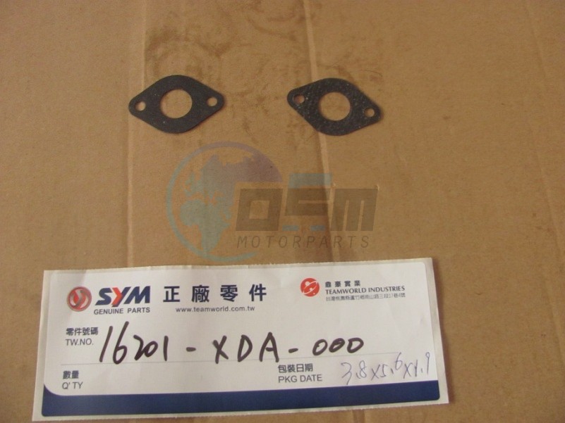 Product image: Sym - 16201-XDA-000 - CARB.FLANGE GASKET  0