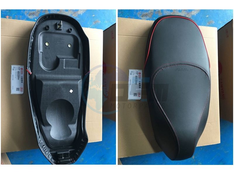 Product image: Sym - 7720A-XFA-900-T3 - DOUBLE SEAT COMP (BK-007U/BK-5560S)  0