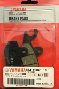 Product image: Yamaha - 5B4W00451000 - BRAKE PAD KIT 