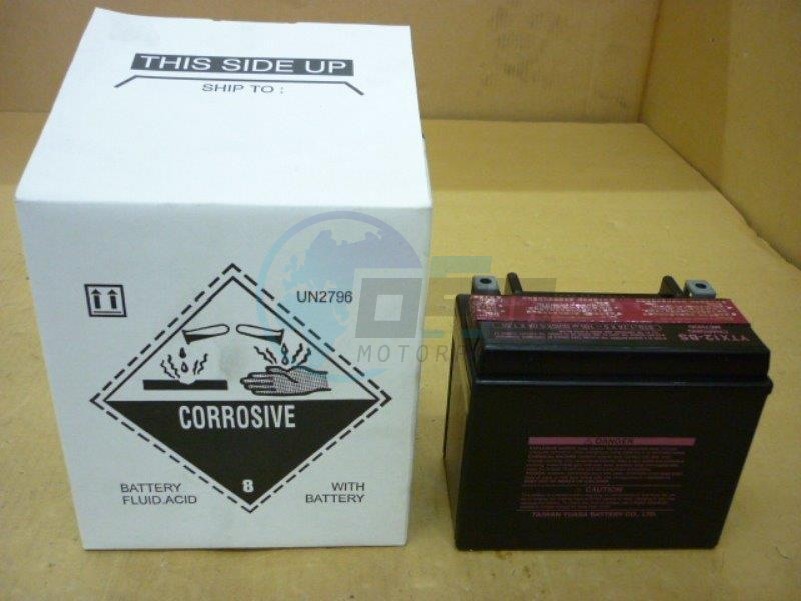 Product image: Sym - 1Y01HMA01-Y - YUASA BATTERY DMH12-12B/YTX12-BS  0