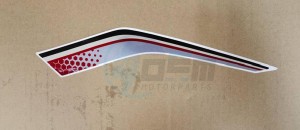 Product image: Sym - 87123-ZEC-000-T1 - R.FR. COVER STRIPE(RED) 