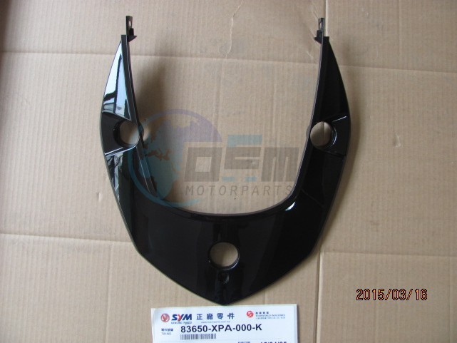 Product image: Sym - 83650-XPA-000-K - RR CENTER COVER(GY-010U)  0