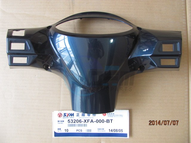 Product image: Sym - 53206-XFA-000-BT - RR. HANDLE COVER BU-295S  0
