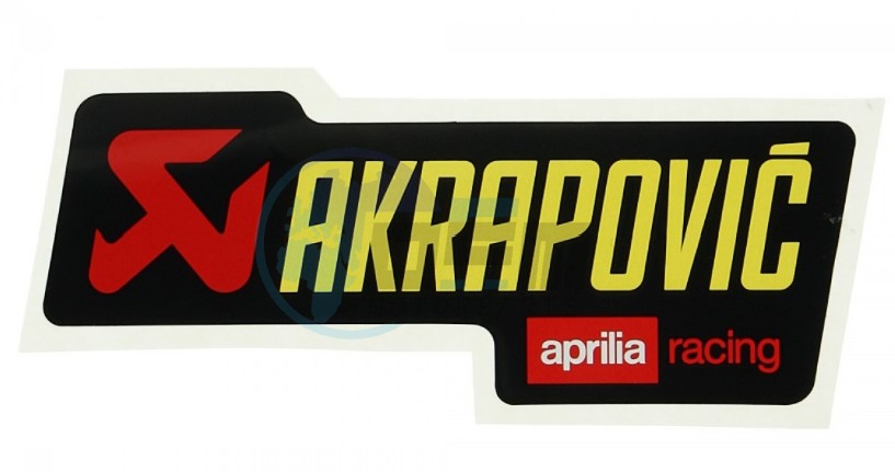 Product image: Aprilia - 860755 - .etiket Akrapovic/Aprilia  0