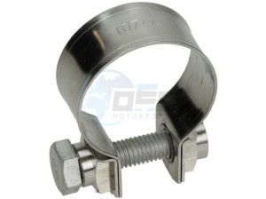 Product image: Aprilia - 8449404 - REATING CLAMP 