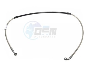 Product image: Rieju - 0/000.290.0275 - FRONT BRAKE HOSE 2012 (FORK RV6) 