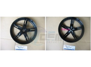 Product image: Sym - 42601-X5A-000 - RR. CAST WHEEL COMP. 