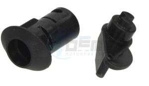 Product image: Piaggio - 672327 - Saddle lock hardware kit 