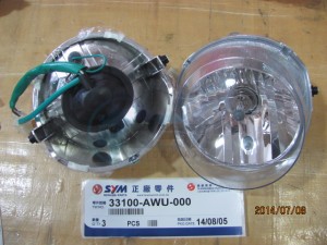 Product image: Sym - 33100-AWU-000 - HEAD LIGHT ASSY 