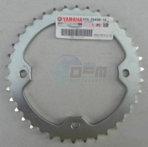 Product image: Yamaha - 5TG254381000 - SPROCKET, DRIVEN (38T) 