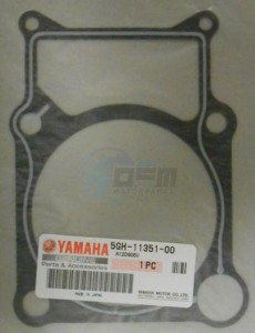 Product image: Yamaha - 5GH113510000 - GASKET, CYLINDER 