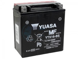 Product image: Piaggio - 639860 - Yuasa YTX16-BS 