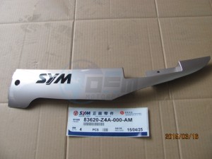 Product image: Sym - 83620-Z4A-000-AM - L.SIDE COVER 