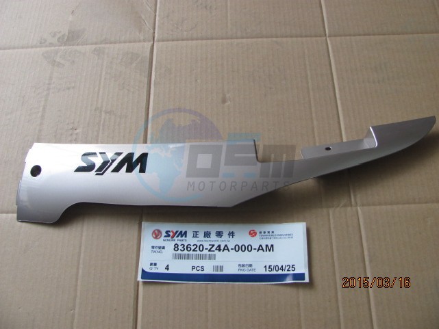 Product image: Sym - 83620-Z4A-000-AM - L.SIDE COVER  0