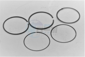 Product image: Derbi - 00M12501168 - PISTON RING SET  