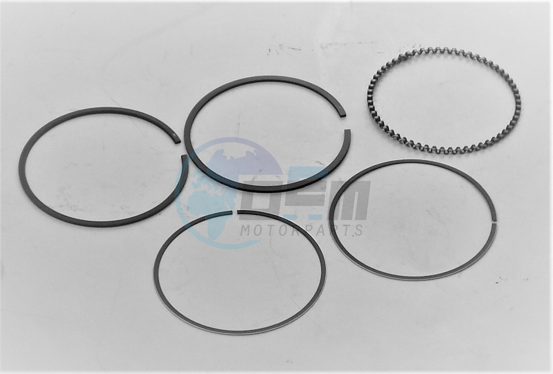 Product image: Derbi - 00M12501168 - PISTON RING SET   0