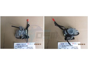 Product image: Sym - 16100-XRA-000 - CARBURETOR 