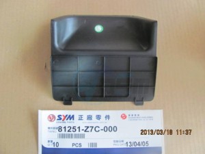 Product image: Sym - 81251-M9Q-000 - BATTERY COVER (BK-001U) 