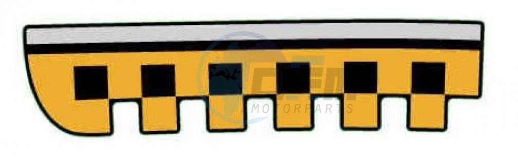 Product image: Moto Guzzi - 2H001470 - Decalco scacchi  0