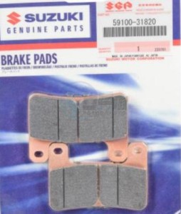 Product image: Suzuki - 59100-31820 - Pad & Shim set 