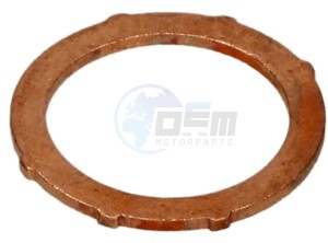 Product image: Aprilia - 434716 - CYLINDER HEAD/MUFFLER GASKET 