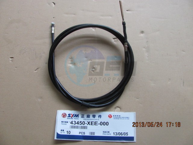 Product image: Sym - 43450-XEE-000 - RR.BRAKE CABLE  0