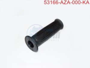 Product image: Sym - 53166-AZA-000-KA - L. HANDLE GRIP(BK-001U) 