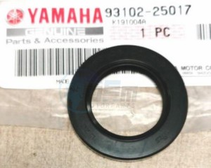 Product image: Yamaha - 931022501700 - OIL SEAL (25X40X5-101) 