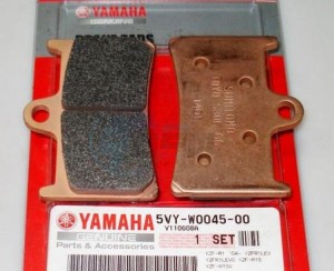 Product image: Yamaha - 5VYW00450000 - BRAKE PAD KIT 