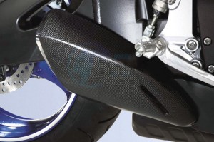 Product image: Suzuki - 990D0-02HEC-CRB - CARBON MUFFLER COVER 